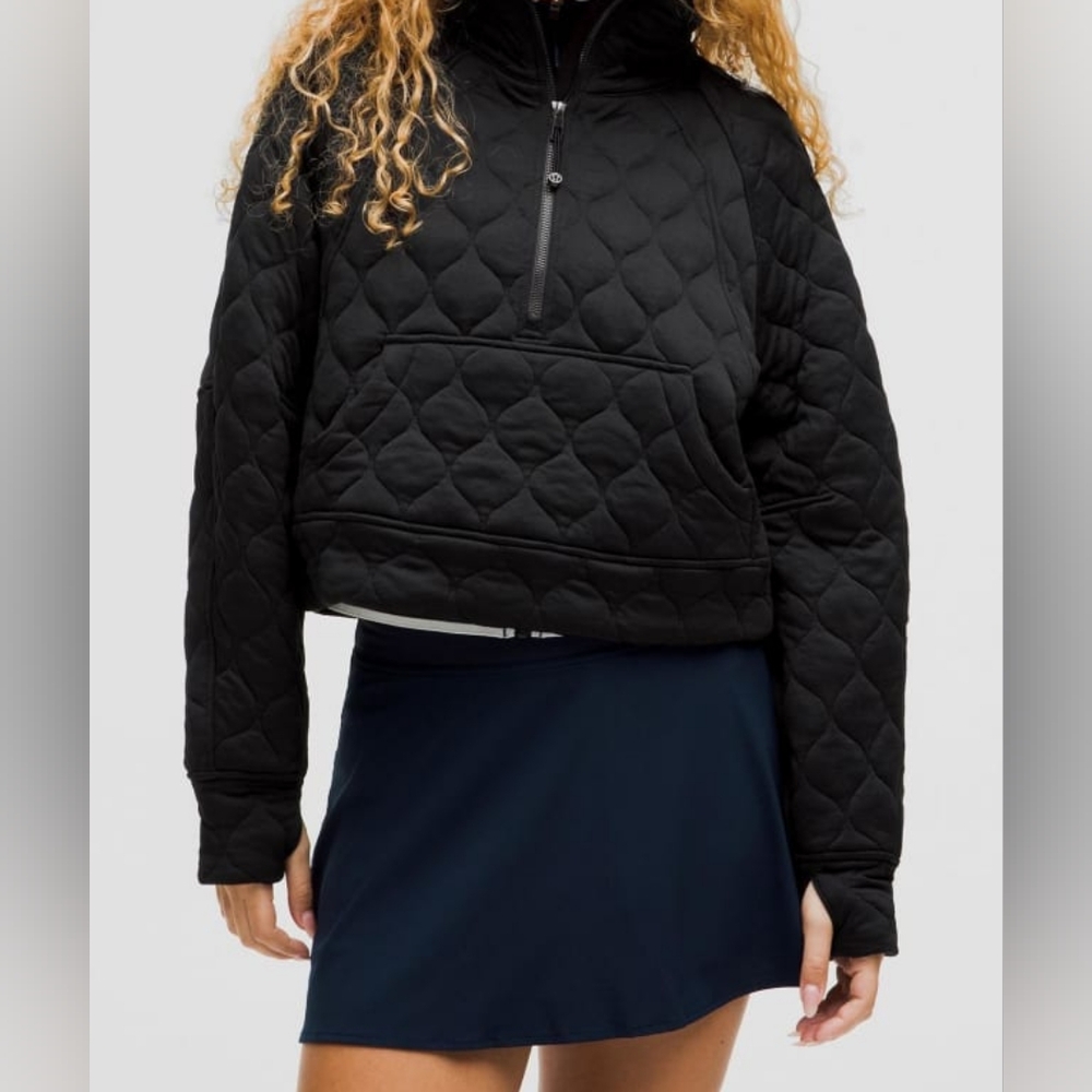 NWT Lululemon Scuba Oversized Quilted Half Zip size M/L